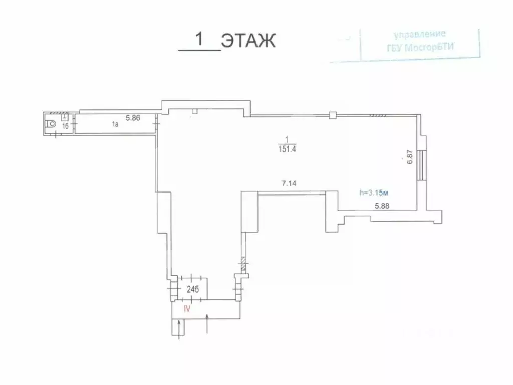 Помещение свободного назначения в Москва Пролетарский просп., 25 (165 ... - Фото 2