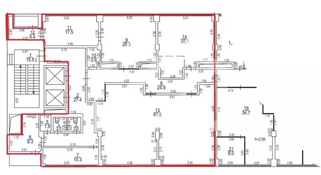 Помещение свободного назначения в Москва Университетский просп., 12 ... - Фото 2