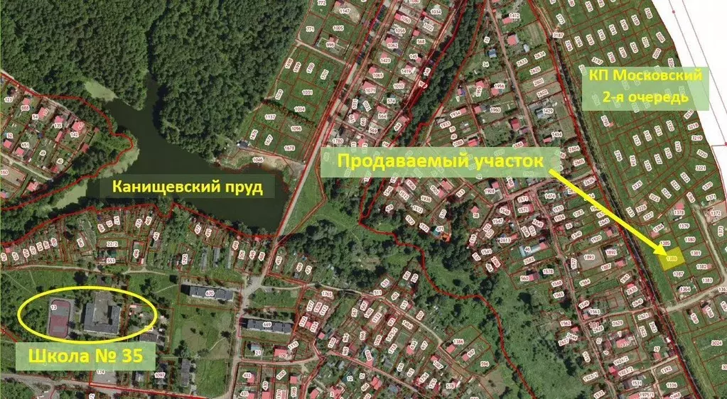 Участок в Калужская область, Калуга городской округ, д. Канищево ул. ... - Фото 0