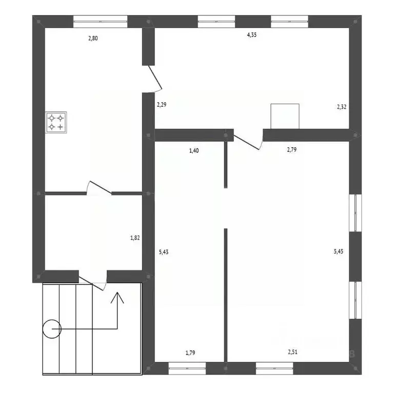 Дом в Амурская область, Белогорск ул. Титова, 20 (50 м) - Фото 1