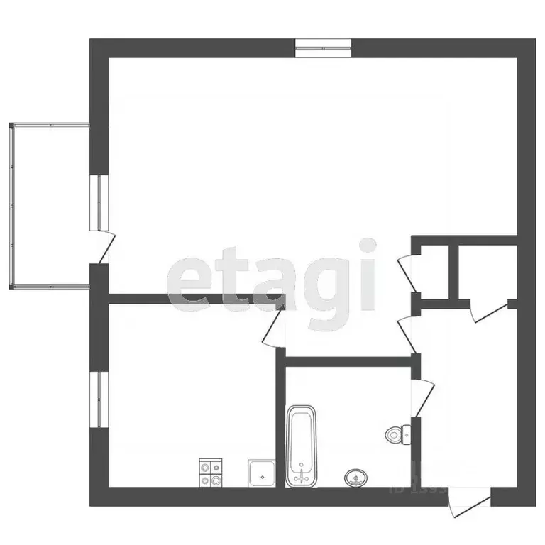 1-к кв. Тюменская область, Тюмень ул. Урицкого, 44 (32.0 м) - Фото 2
