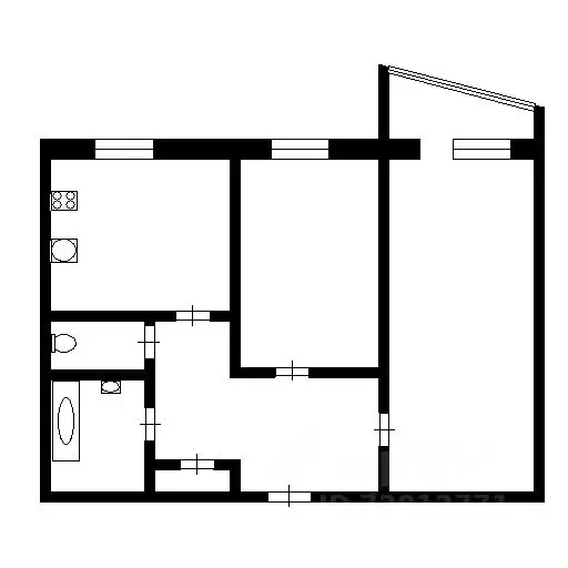 2-к кв. Псковская область, Псков Инженерная ул., 88 (52.3 м) - Фото 1