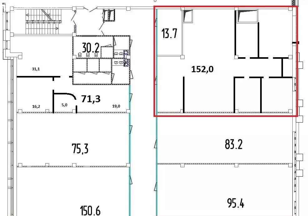 Офис (152 м) - Фото 1