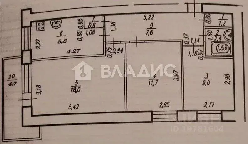 3-к кв. Башкортостан, Уфа бул. Тухвата Янаби, 71 (59.3 м) - Фото 1