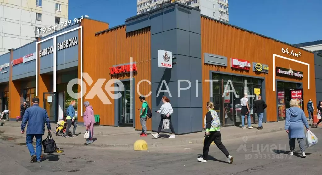 Торговая площадь в Москва Краснодарская ул., 57К3 (120 м) - Фото 1