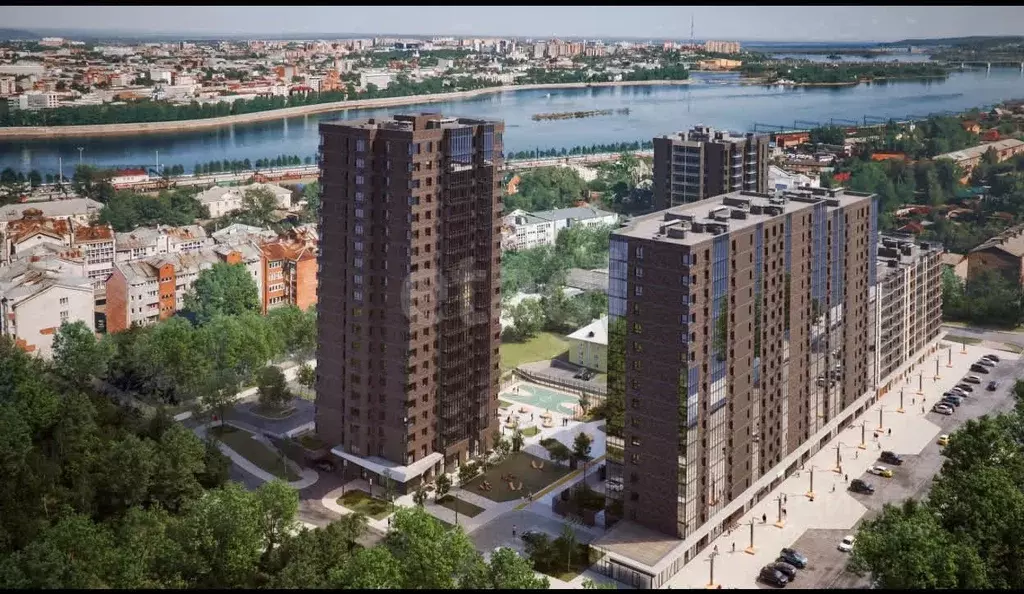 1-к кв. Иркутская область, Иркутск ул. Касьянова, 1 (40.4 м) - Фото 1