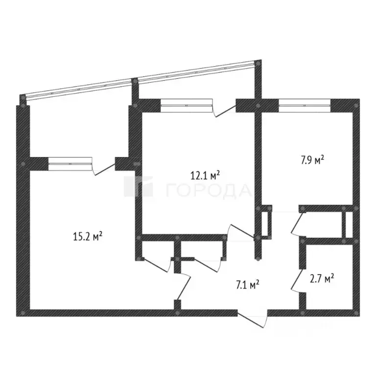 2-к кв. Алтайский край, Белокуриха Советская ул., 6 (47.7 м) - Фото 2
