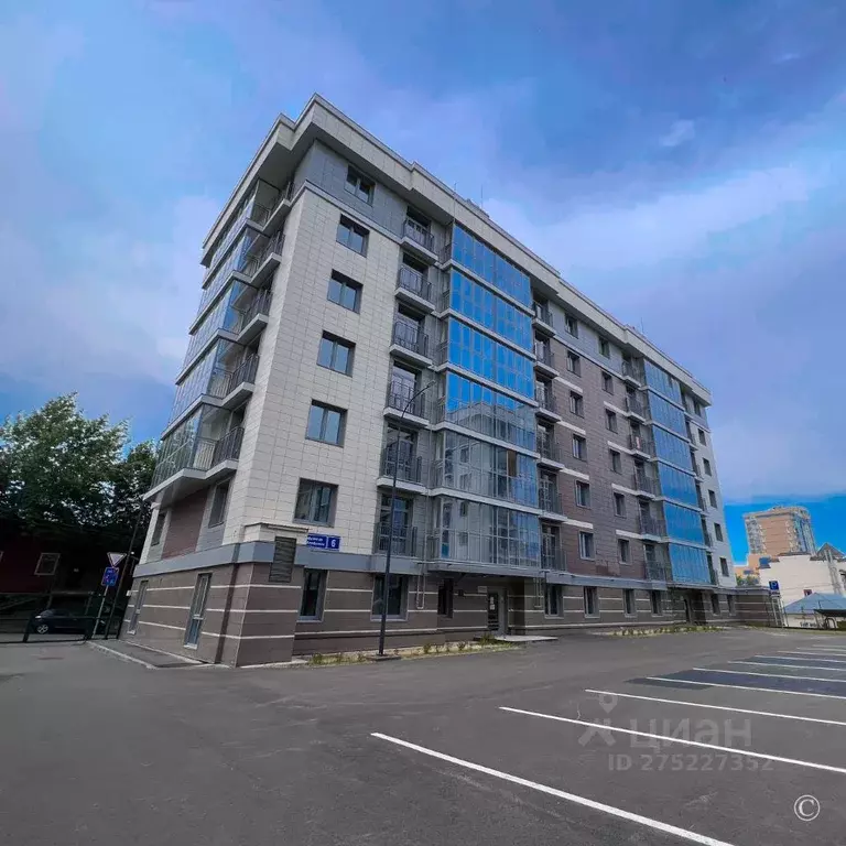 1-к кв. Татарстан, Казань ул. Алафузова, 6 (40.0 м) - Фото 1