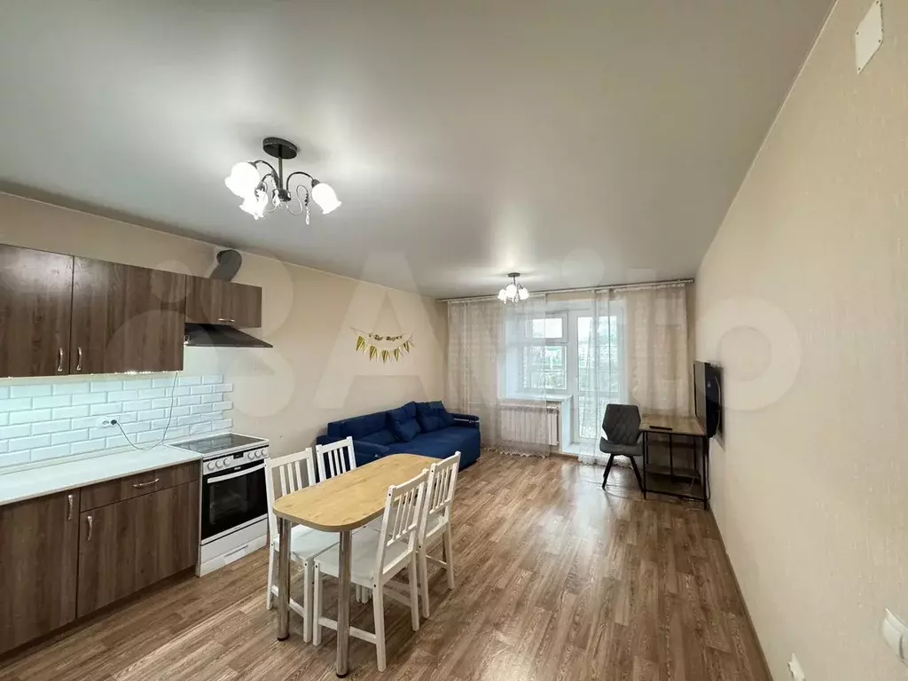 1-к. квартира, 55 м, 7/16 эт. - Фото 1