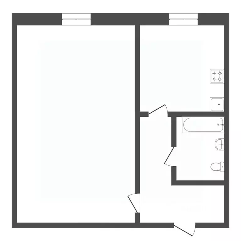 1-к кв. Тюменская область, Тюмень Парфеново мкр, ул. Муллы-Нур ... - Фото 1