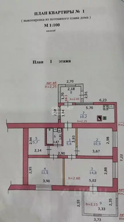 Дом в Курская область, Поныри муниципальное образование, Поныри рп ул. ... - Фото 2