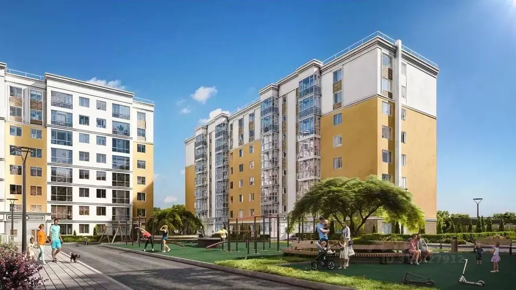 1-к кв. Крым, Феодосия ш. Симферопольское, 48к1 (38.0 м) - Фото 1