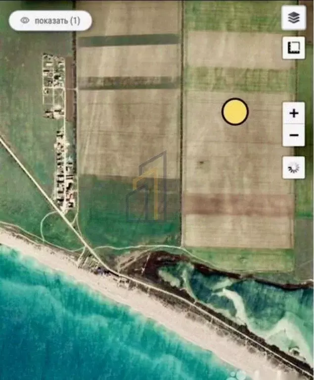 Участок в Крым, Черноморский район, Окуневское с/пос, с. Знаменское  ... - Фото 2