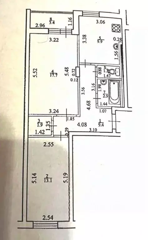 2-к кв. Башкортостан, Уфа Караидельская ул., 6 (59.2 м) - Фото 1