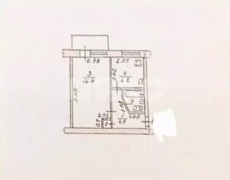 1-к кв. Крым, Симферополь ул. Киевская, 114 (35.0 м) - Фото 2