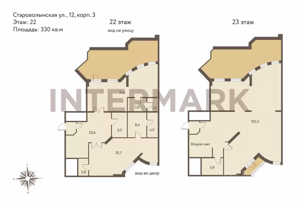 6-к кв. Москва Староволынская ул., 12к3 (330.0 м) - Фото 1