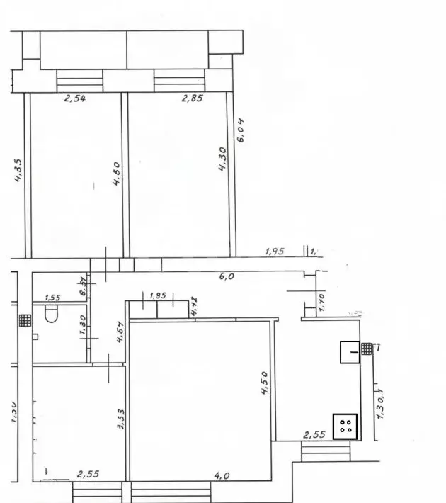 4-комнатная квартира: Казань, улица Ильича, 19/43 (77.6 м) - Фото 1