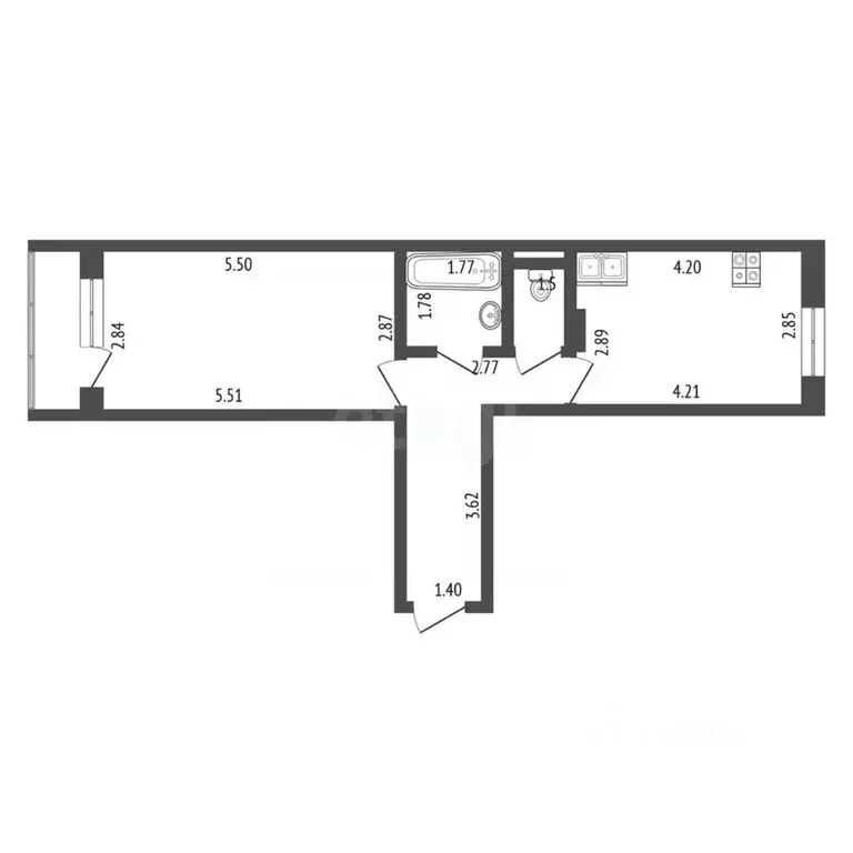 1-к кв. Мордовия, Саранск ул. Фурманова, 61 (39.6 м) - Фото 1