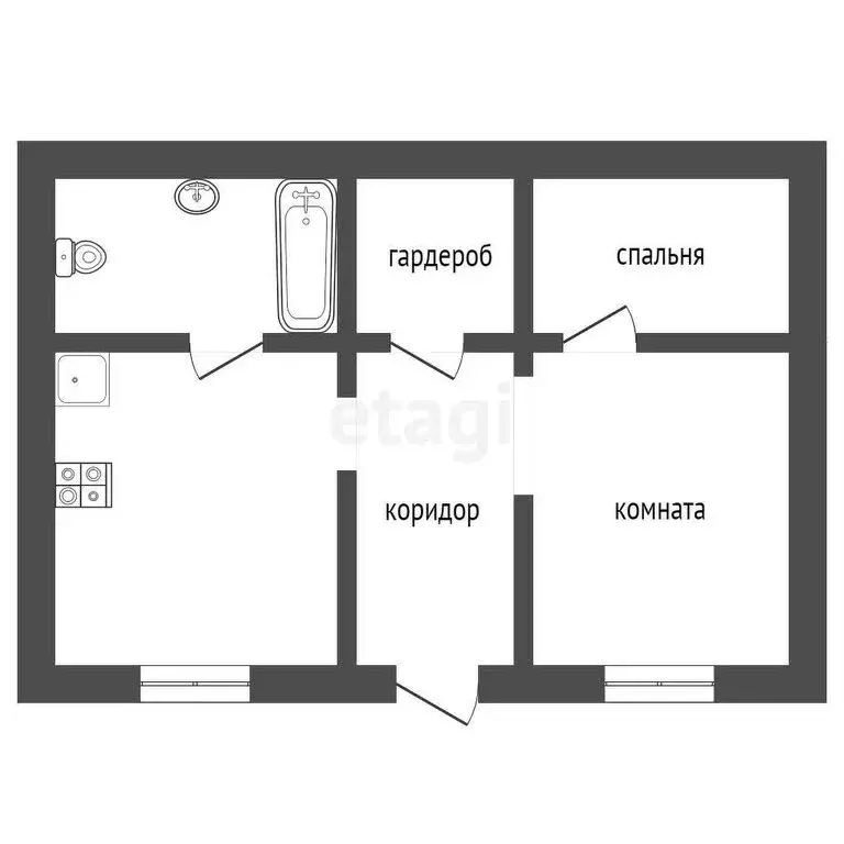 Дом в Ирбит, Лесопарковая улица (60 м) - Фото 1