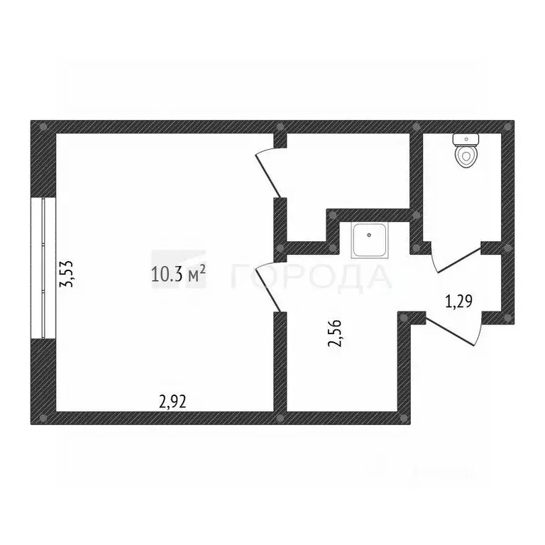 1-к кв. Кемеровская область, Новокузнецк просп. Строителей, 75 (17.6 ... - Фото 2