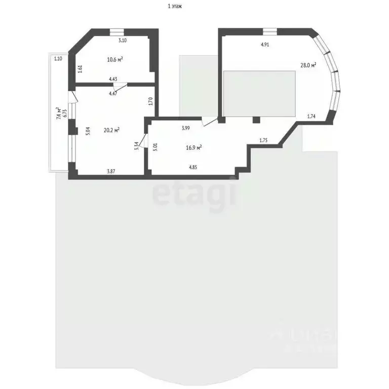 4-к кв. Крым, Ялта ул. Щорса, 34 (236.0 м) - Фото 2