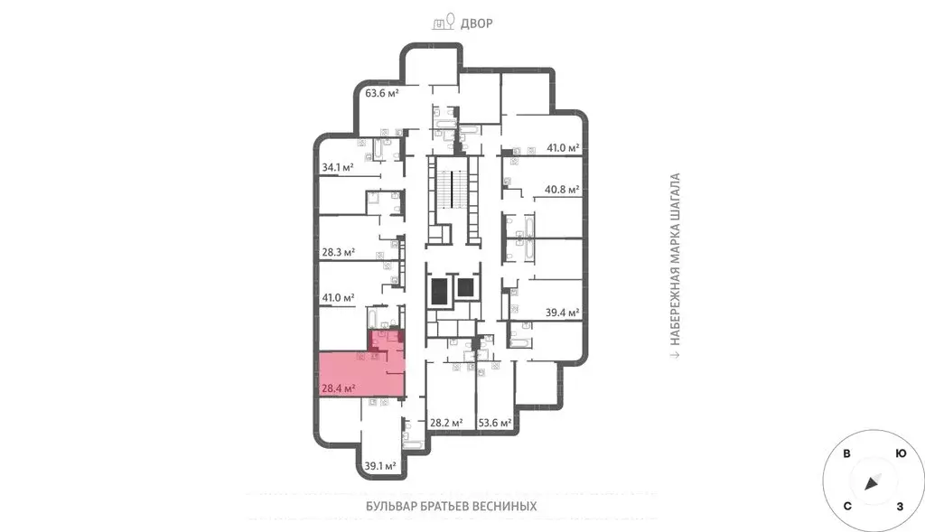 Квартира-студия: Москва, ЖК Марк, к3 (28.4 м) - Фото 1