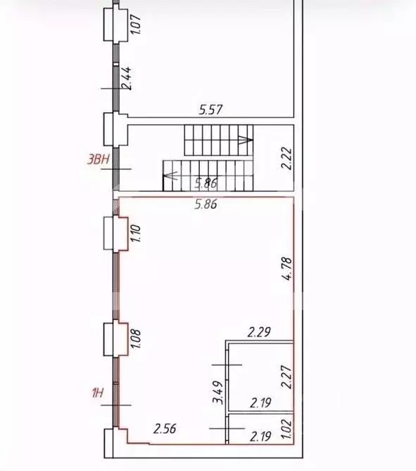 Торговая площадь в Москва просп. Лихачева, 16к4 (49 м) - Фото 2