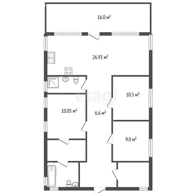 Дом в Ленинградская область, Гатчинский муниципальный округ, посёлок ... - Фото 2