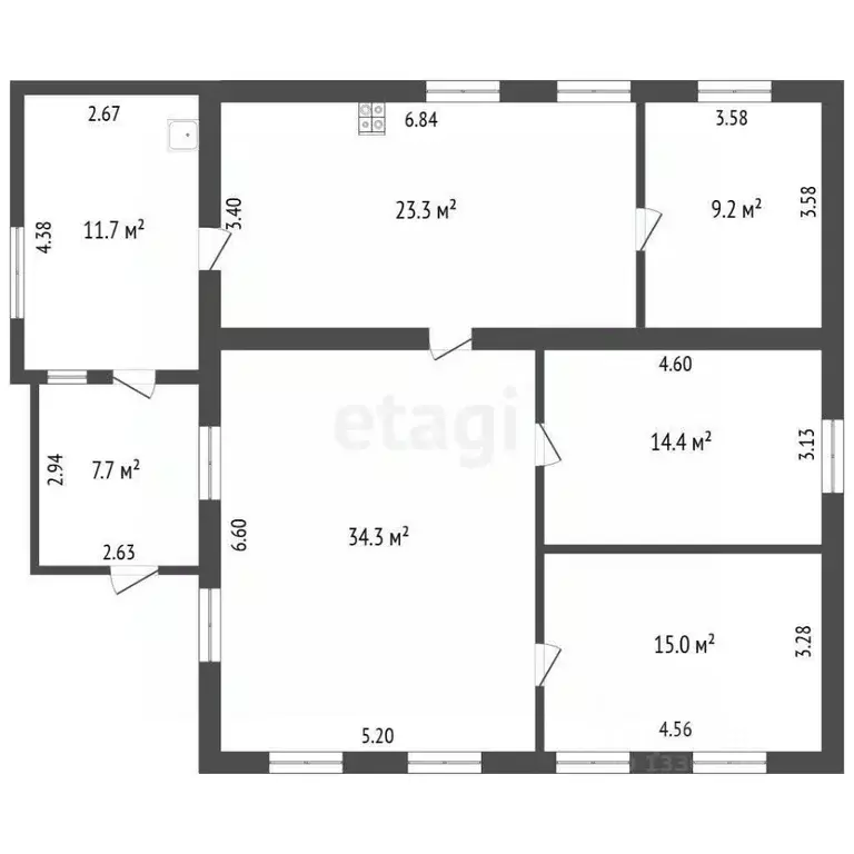 Дом в Омская область, Омск Порт-Артур мкр, ул. Витебская, 14 (135 м) - Фото 1