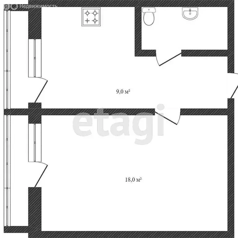 1-комнатная квартира: Кострома, улица Димитрова, 37А (38.2 м) - Фото 1