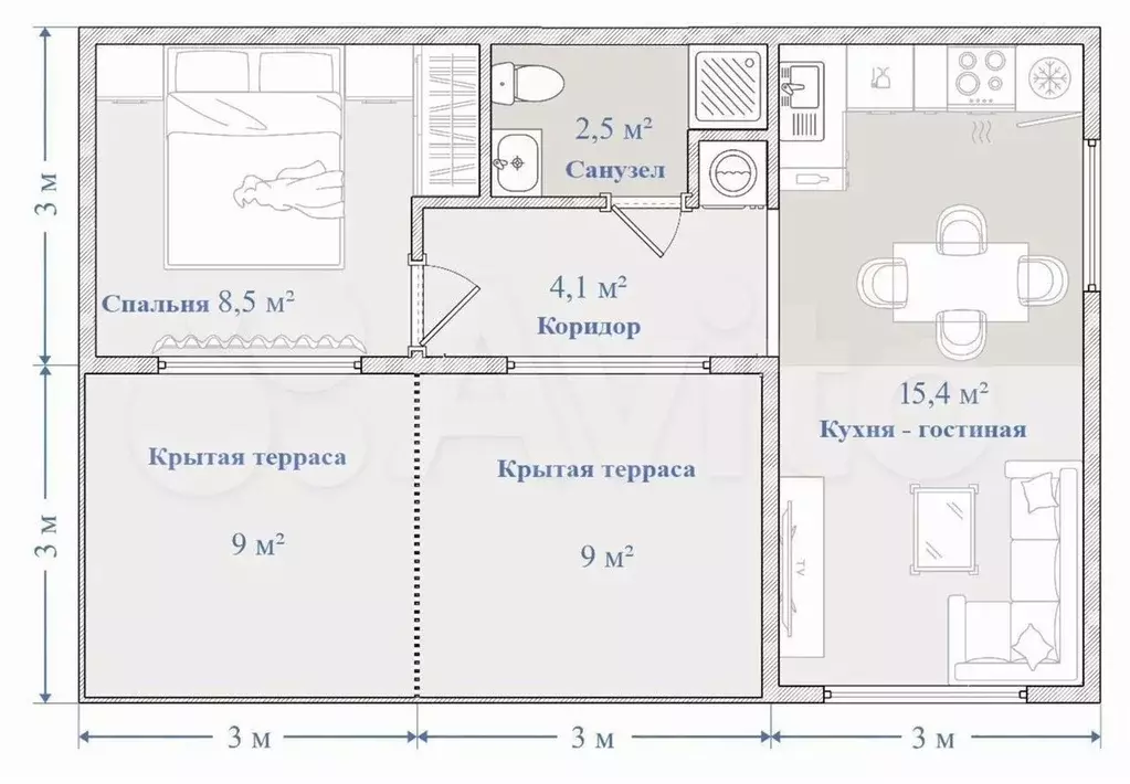 Дача 54 м на участке 6 сот. - Фото 0