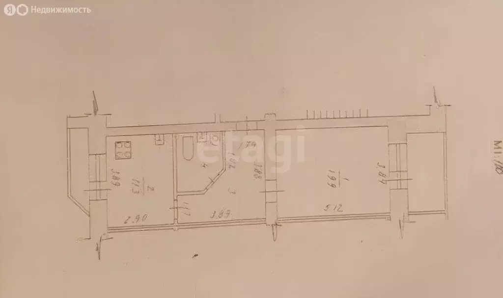 1-комнатная квартира: Казань, улица Четаева, 4 (49.5 м) - Фото 1