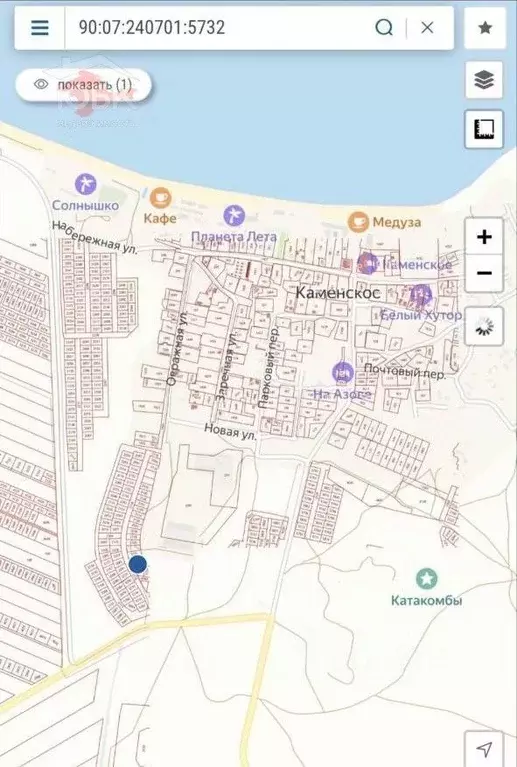 Участок в Крым, Ленинский район, Семисотское с/пос, с. Каменское  (6.0 ... - Фото 1