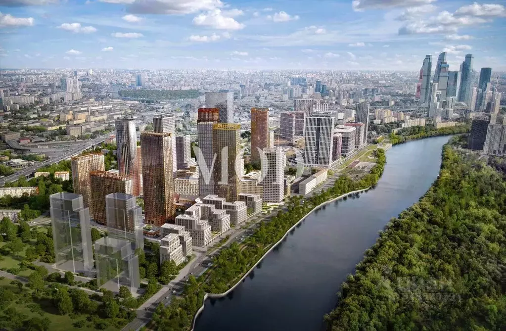 2-к кв. Москва Сидней Сити жилой комплекс (52.3 м) - Фото 0