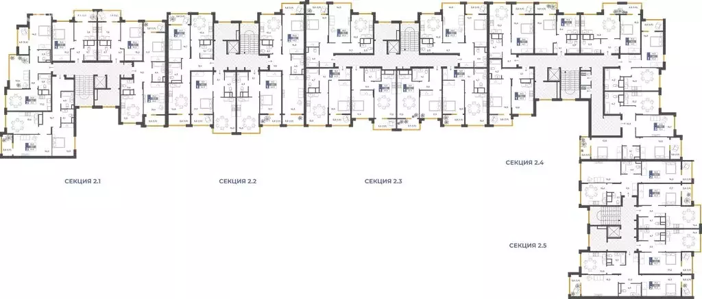 2-комнатная квартира: Перевальное, ЖК Предгорье (56.6 м) - Фото 2