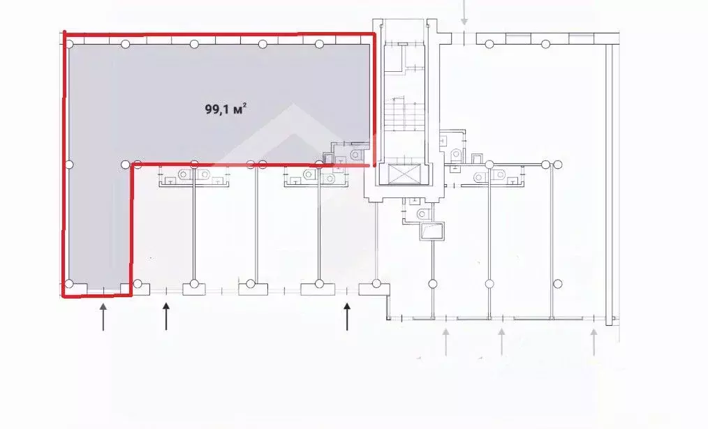 Помещение свободного назначения в Москва Планерная ул., 12К1 (99 м) - Фото 2