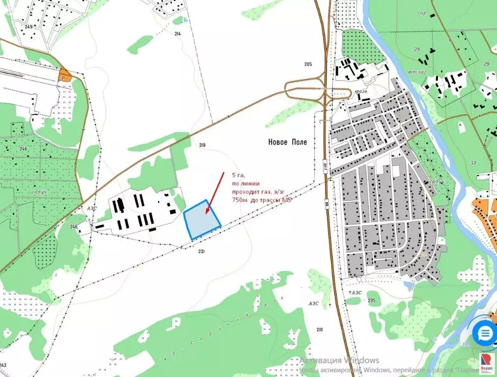 Участок в Челябинская область, Сосновский муниципальный округ, село ... - Фото 1