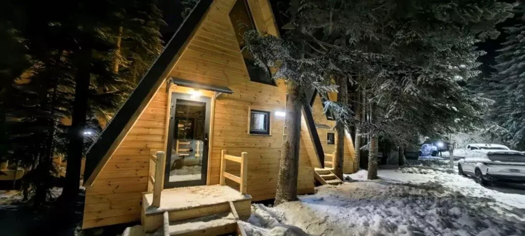 Дом в Карачаево-Черкесия, Зеленчукский район, с. Архыз  (56 м) - Фото 1