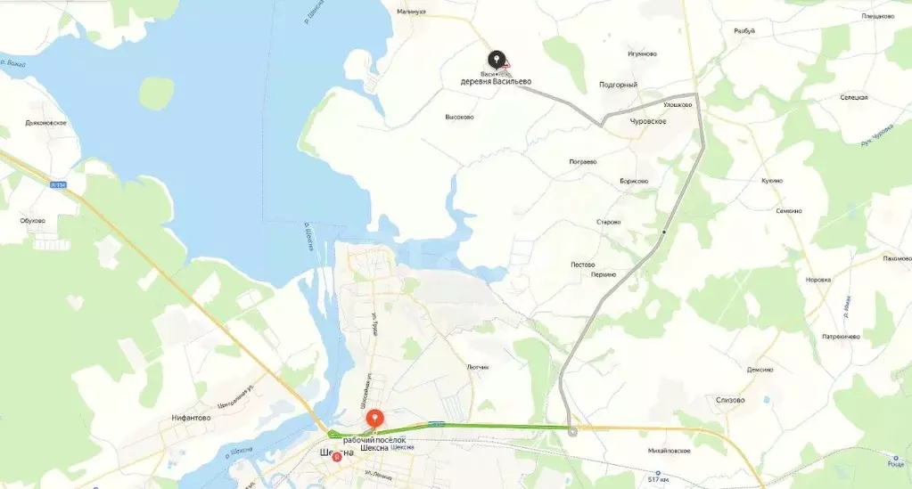 Участок в Вологодская область, Шекснинский муниципальный округ, д. ... - Фото 1