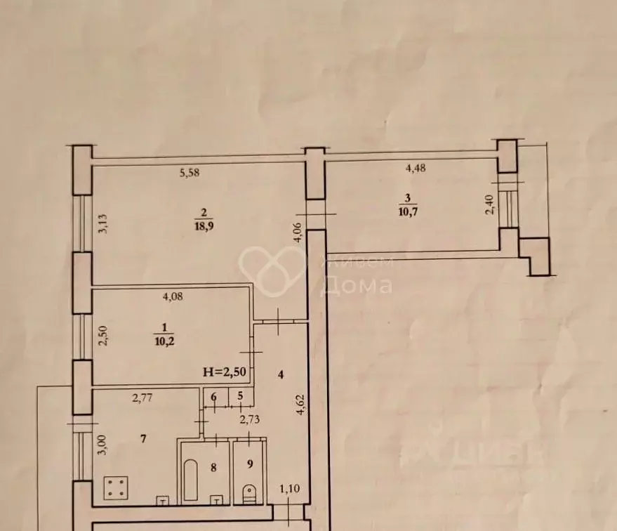 3-к кв. Волгоградская область, Волгоград Ангарская ул., 116 (58.0 м) - Фото 2