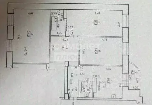 3-к кв. Забайкальский край, Чита ул. Тимирязева, 40 (90.3 м) - Фото 2