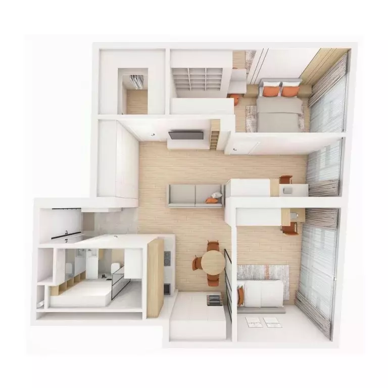 3-к кв. Приморский край, Владивосток ул. Нейбута (77.38 м) - Фото 2