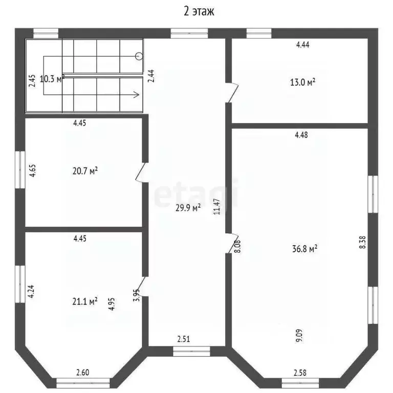 Дом в Тюменская область, Тюмень проезд Шахматный (260 м) - Фото 1