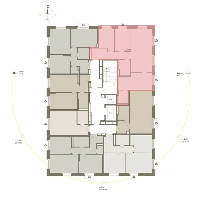 3-к кв. Башкортостан, Уфа Родина Парк жилой комплекс (84.6 м) - Фото 2