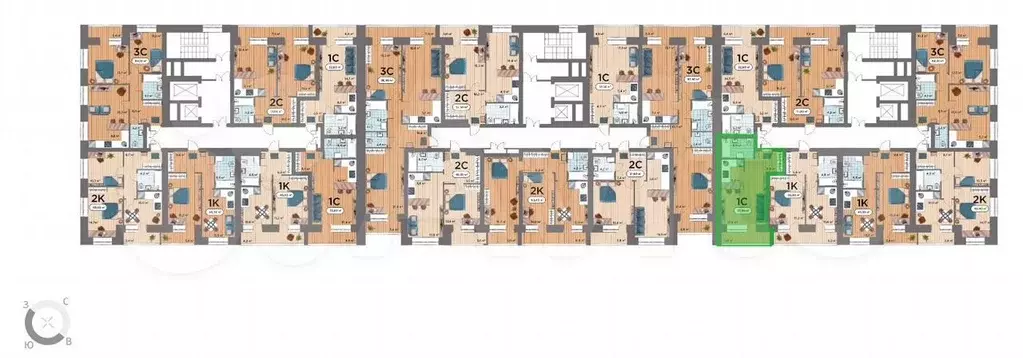 Квартира-студия, 35,8 м, 14/14 эт. - Фото 1