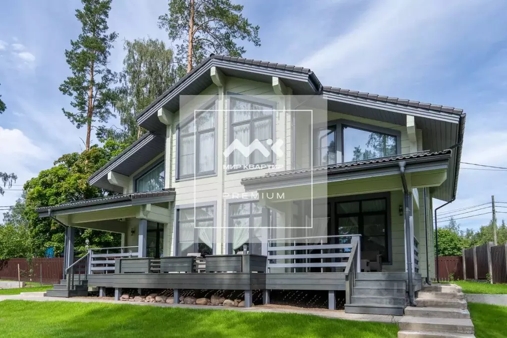 Дом в Ленинградская область, Выборгский район, Полянское с/пос, пос. ... - Фото 1