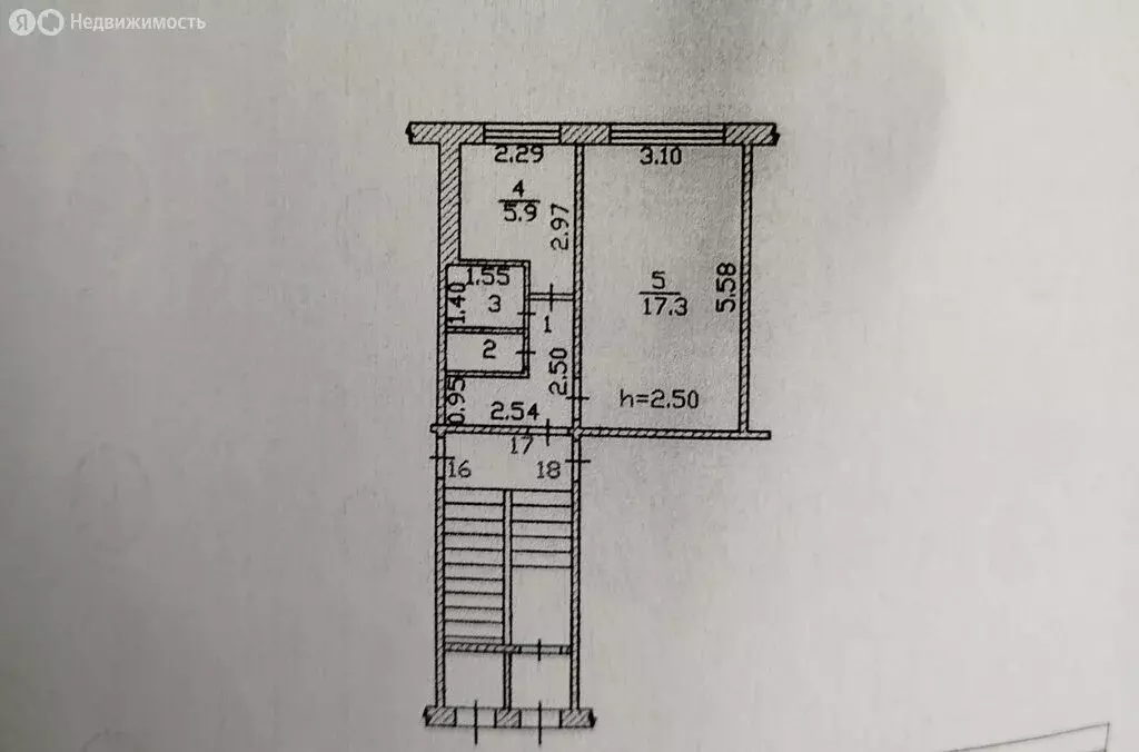 1-комнатная квартира: Абакан, Пирятинская улица, 19 (30.1 м) - Фото 1
