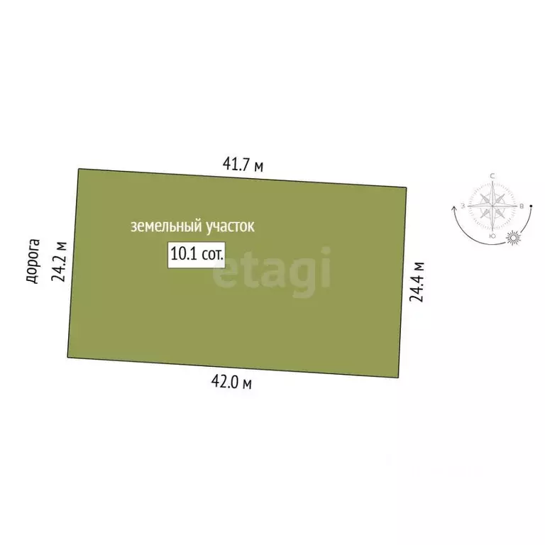 Участок в Тюменская область, Нижнетавдинский муниципальный округ, ... - Фото 2