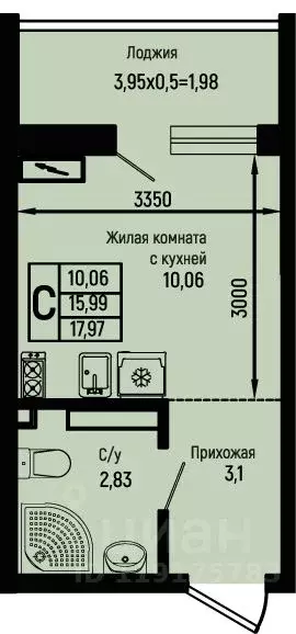 Студия Краснодарский край, Туапсинский муниципальный округ, с. Небуг ... - Фото 0