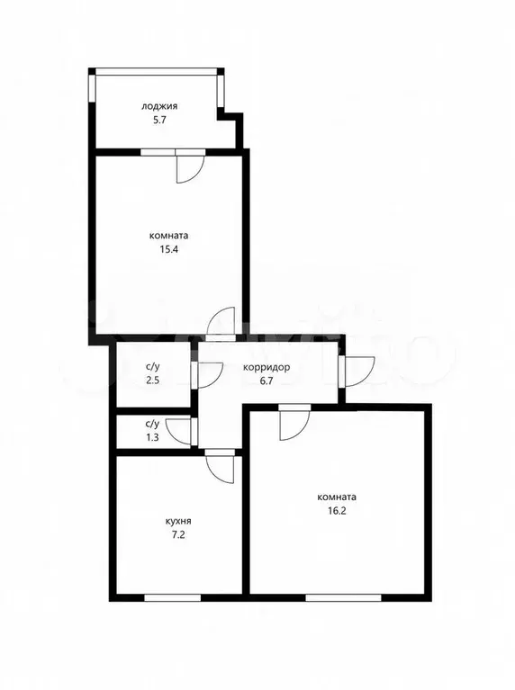 2-к. квартира, 50 м, 3/5 эт. - Фото 0